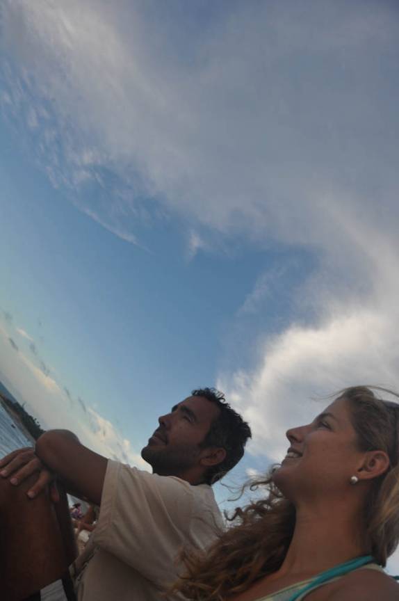 Curtindo o fim de tarde no alto da duna do pôr-do-sol em Jericoacoara - CE